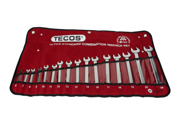 Ringgaffelnøglesæt Tecos T-CW632