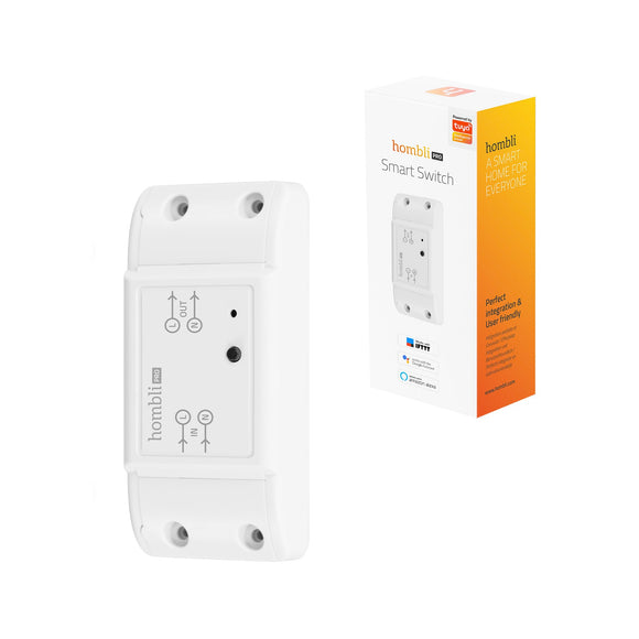 Hombli Smart Switch, White 90-250V-Up to 10A(max)-Up to 2200W(max)