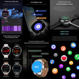 GT4 Smart Bracelet 1.53 inch Smart Watch, Support Bluetooth Call / NFC / Heart Rate(Black)