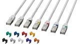 Lanview CAT6A S/FTP 0,25m White LSZH, HIGH-FLEX
