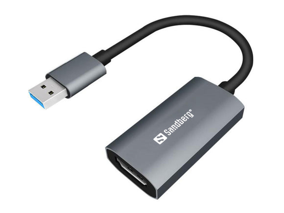 Sandberg HDMI Capture Link to USB-A, Black