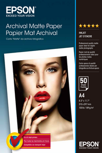 Epson A4 archival matte paper (50)