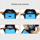 Outdoor Folding Double Shoulder Bag Dry Sack PVC Waterproof Backpack, Capacity: 25L (Red)