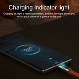 Mech Series 6A 120W USB to USB-C / Type-C Metal Plug Silicone Fast Charging Data Cable, Length: 1.8m(Blue)