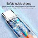Mech Series 6A 120W USB to USB-C / Type-C Metal Plug Silicone Fast Charging Data Cable, Length: 1.8m(Blue)