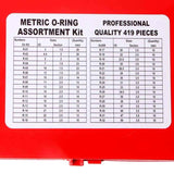 419pcs/set O-Type Nitrile Rubber Sealing Ring Combination