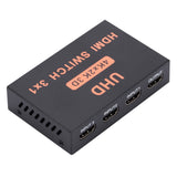 HDMI Switch 3 into 1 out 4Kx2K HD Video Switch, with Remote Control