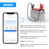 KONNWEI BK200 6V/12V/24V Car Bluetooth Battery Tester(Silver)