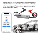 KONNWEI BK200 6V/12V/24V Car Bluetooth Battery Tester(Silver)