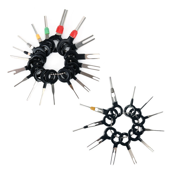 29 in 1 Car Plug Circuit Board Wire Harness Terminal Extraction Pick Crimp Needle Remove Tool
