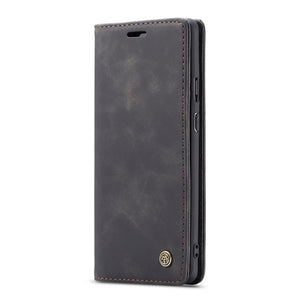 Multifunctional Retro Frosted OnePlus 7 Pro Zipper Wallet & Photo Frame(Black)