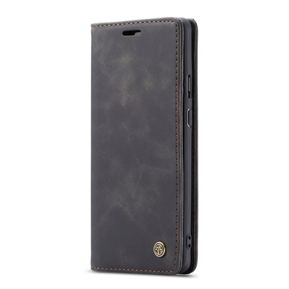 Multifunctional Retro Frosted OnePlus 7 Pro Zipper Wallet & Photo Frame(Black)