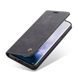 Multifunctional Retro Frosted OnePlus 7 Pro Zipper Wallet & Photo Frame(Black)