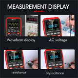TOOLTOP 2 In 1 DIY Oscilloscope Mini Multimeter