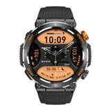 HT17 1.46 inch Round Screen Bluetooth Smart Watch, Support Health Monitoring & 100+ Sports Modes(Black)