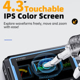 FNIRSI 2C53P Dual Channel Flat Panel Digital Oscilloscope Multimeter Signal Generator 3 In 1(Black)