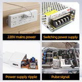 FNIRSI 2C53P Dual Channel Flat Panel Digital Oscilloscope Multimeter Signal Generator 3 In 1(Black)