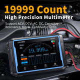 FNIRSI 2C53P Dual Channel Flat Panel Digital Oscilloscope Multimeter Signal Generator 3 In 1(Black)