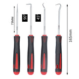 4pcs /Set Auto Oil Seal Screwdrivers O-Ring Seal Gasket Pulle Tire Repair Tool Hook