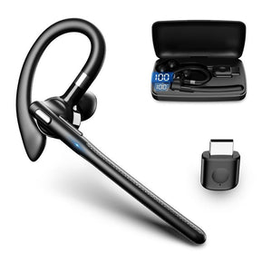 On-Ear Bluetooth Earphone AI Noise Reduction HD Talking Business Earphone