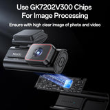 Yesido KM21 1K HD Camera Car Driving Recorder with 1.47 inch Screen(Black)