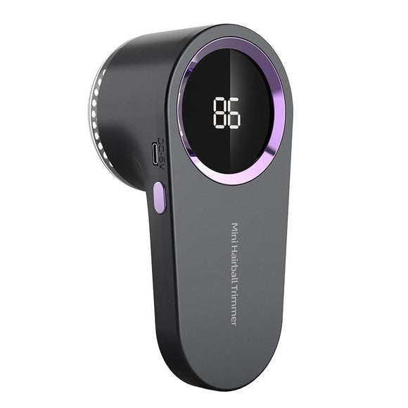Smart Digital Display Portable Hair Ball Trimmer(Gray)