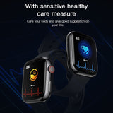 Yesido IO18 1.95 inch IP68 Waterproof Smart Watch, Support Heart Rate / Blood Oxygen Monitoring(Black)