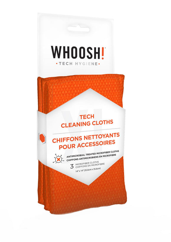 Whoosh! Tech Cleaning Cloths, 3 Pack