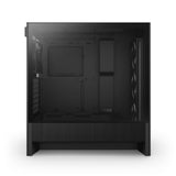 NZXT H5 Flow RGB (2024) Tårn ATX Ingen Strømforsyning Sort, Tempered Glass