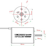 Motorur DC 2435 4800KV 25A, Bláur