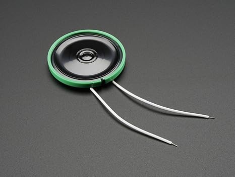 Adafruit Thin Plastic Speaker BF-2 w/Wires - 8 ohm 0.25W