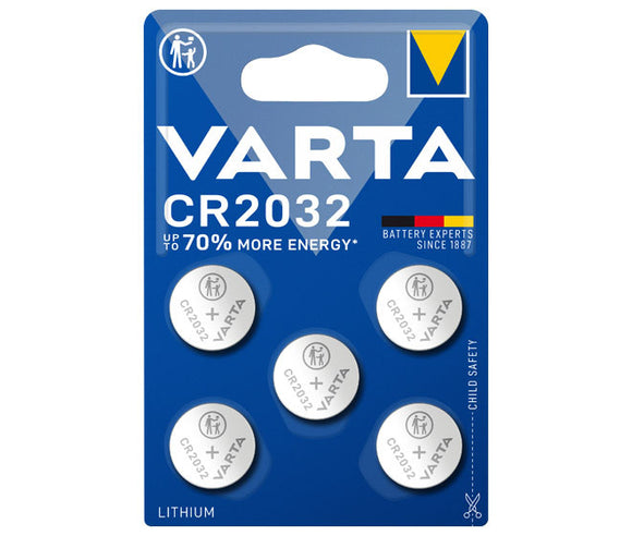 Battery coin cell CR2032 Varta 5-pack