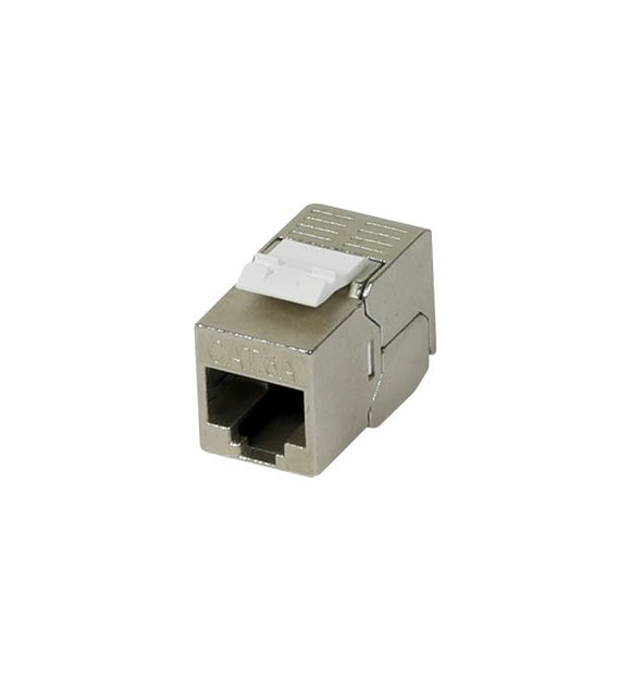 KeystoneModul TPBuchseRJ45 CAT6A 500MHz Short med Kabelklemme Synergy 21