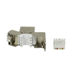 KeystoneModul TPBuchseRJ45 CAT6A 500MHz Short med Kabelklemme Synergy 21