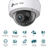 TPLink 4MP Dome Network Camera VIGI C240I4mm