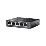 TPLink Switch full managed Layer2 5 Port 5x 1 GbE PoEBudget 65 Watt 4xPoEat Fanless Omada ES205PG