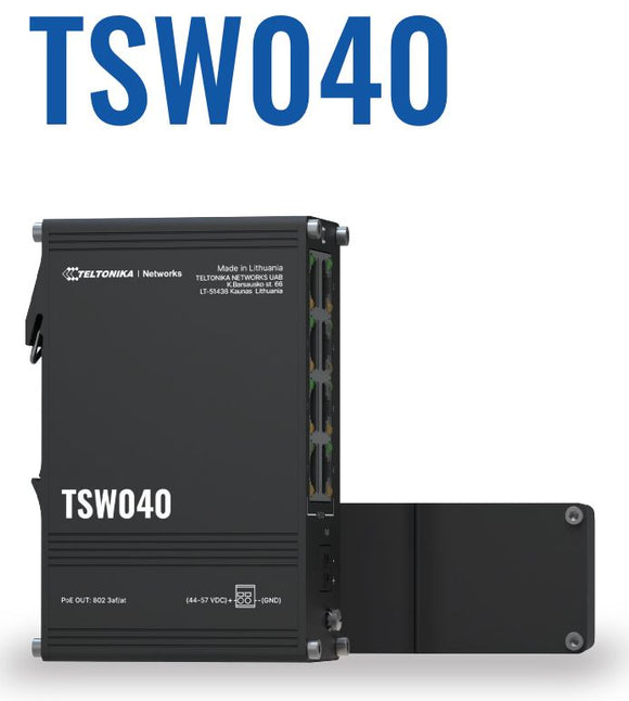 Teltonika Switch TSW040 8 Port 10100 PoE Industrial