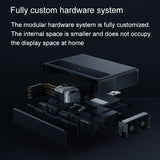 Xiaomi Mijia Laser Projector Beamer Full HD 4K Video Projector Portable DLP Mini Projector Home Cinema, Support Dolby / WiFi / HDMI / HDR10(Black)