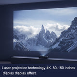 Xiaomi Mijia Laser Projector Beamer Full HD 4K Video Projector Portable DLP Mini Projector Home Cinema, Support Dolby / WiFi / HDMI / HDR10(Black)