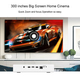 TOUMEI V6 3800 Lumens Android 6.0 3D Smart DLP Projector, 2GB+32GB, Support Dual Band WiFi / Bluetooth / HDMI / TF Card / RJ45