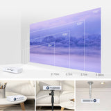 TOUMEI V6 3800 Lumens Android 6.0 3D Smart DLP Projector, 2GB+32GB, Support Dual Band WiFi / Bluetooth / HDMI / TF Card / RJ45