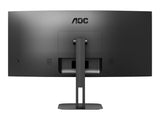 AOC Value-line CU34V5C/BK 34" 3440 x 1440 (UltraWide) HDMI DisplayPort USB-C 100Hz Dockingskærm