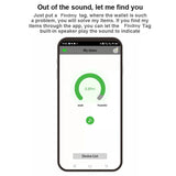 Findmy Tag Square Smart Bluetooth Anti- lost Alarm Locator Tracker(Black)