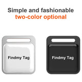 Findmy Tag Square Smart Bluetooth Anti- lost Alarm Locator Tracker(Black)