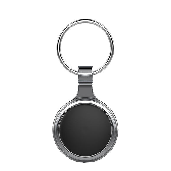 Intelligent Bluetooth 5.0 Locator Bidirectional Alarm Tracker with Keychain(Black)