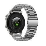 BT Call Smart Watch, Support Blood Pressure / Heart Rate / Sports Health Monitoring Fitness Tracker(Steel 3-Bead Steel) AK83