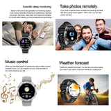 BT Call Smart Watch, Support Blood Pressure / Heart Rate / Sports Health Monitoring Fitness Tracker(Steel 3-Bead Steel) AK83