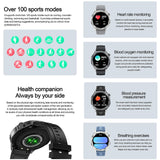 BT Call Smart Watch, Support Blood Pressure / Heart Rate / Sports Health Monitoring Fitness Tracker(Steel 3-Bead Steel) AK83
