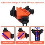 4 PCS/Set 90 Degree Woodworking Right Angle Clip(OPP Bag)