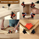 4 PCS/Set 90 Degree Woodworking Right Angle Clip(OPP Bag)